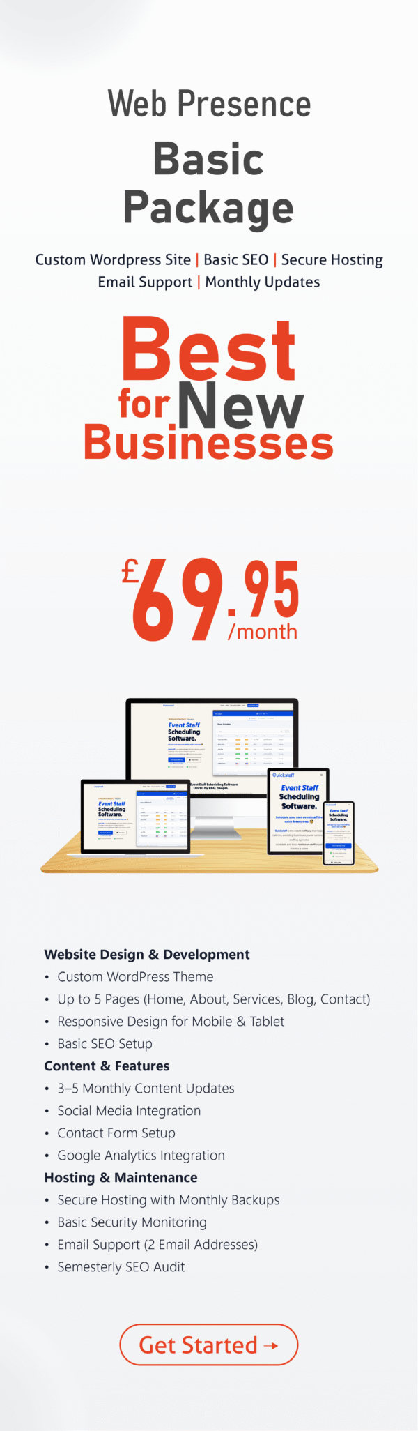 Monthly - Web Presence - Basic