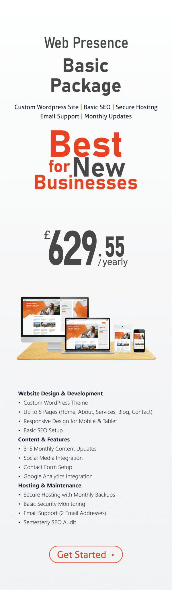 Yearly - Web Presence - Basic